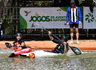 Caiaque Polo agita primeiro final de semana do Jogos de Aventura e Natureza no Norte Pioneiro