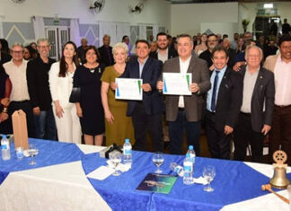 Rotary Club e Santa Casa de Bandeirantes homenageiam secretário de Saúde e subchefe da Casa Civil