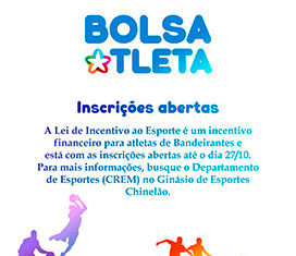 Bandeirantes abre novas inscrições para o Programa Bolsa Atleta 2025/2026