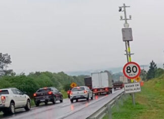 Radares nas rodovias estaduais começam operar e aplicar multas a partir desta segunda-feira, dia 13