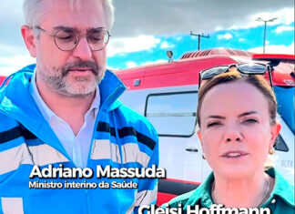 Ministra Gleisi coordena Ação Nacional no Paraná em apoio às famílias atingidas por tornado