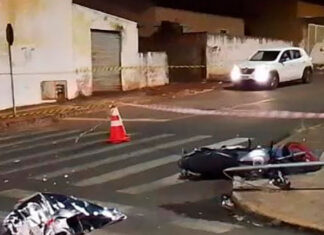 Jovem perde o controle da moto sofre acidente e morre em Cornélio Procópio