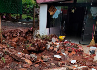 Temporais atingem o Paraná com granizo de 100g e ventos de 95 km/h