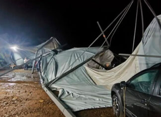 Temporal causa apagão e transtornos em Ibaiti; show da Expo é cancelado