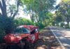 Acidente na PR-218 em Carlópolis deixa mulher ferida na manhã desta segunda-feira