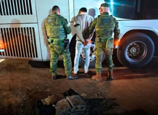 BPFRON apreende 26 kg de maconha em ônibus interestadual na BR-369