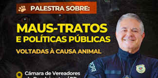 Palestra gratuita com delegado Amir Salmen discute combate aos maus-tratos animais em Bandeirantes