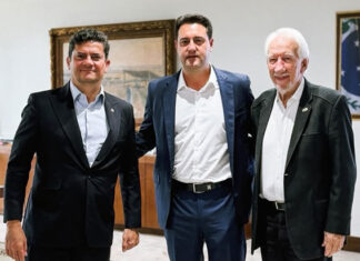 Ratinho Jr. e Moro se reúnem no Palácio Iguaçu