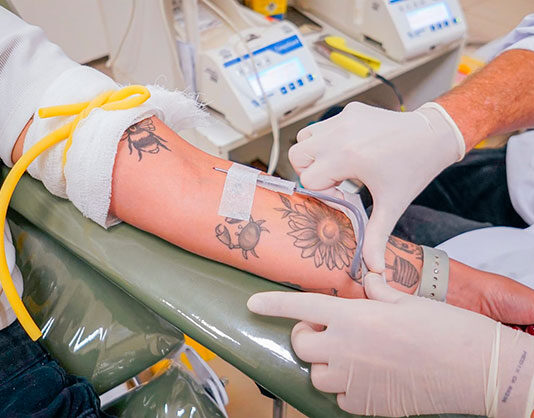 Hemepar emite alerta para baixo estoque de sangue dos tipos O+ e O- no Paraná