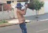 Homem é preso no Norte do Paraná após matar cadela a pauladas e esconder corpo em quintal