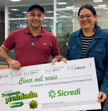 Mais um associado levou R$ 5 mil para casa por meio da Poupança Premiada Sicredi
