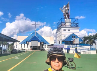 O peregrino que pedalou 710 km pela Rota do Rosário