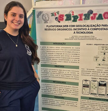 Aluna do ensino médio de escola pública propõe integrar compostagem ao turismo rural no Norte Pioneiro