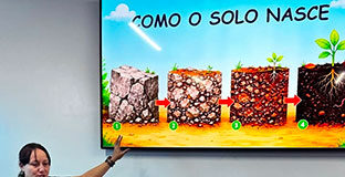 Alunos do Colégio Maximus descobrem os segredos do solo em atividade prática e lúdica