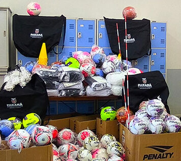 CEEPA de Santa Mariana recebe Kit Multimodalidade e fortalece incentivo ao esporte escolar
