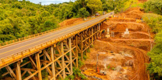 Nova ponte sobre o Rio Ubá, na BR-153, entra em fase de fundação
