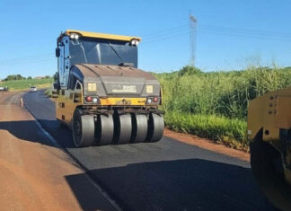 Rodovias da PR-442 e PR-443 entre Uraí e Rancho Alegre recebem melhorias e reforços nas pistas