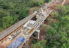Obras da nova ponte sobre o Rio Ubá na BR-153 atingem 80% de conclusão