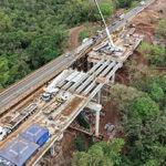Obras da nova ponte sobre o Rio Ubá na BR-153 atingem 80% de conclusão