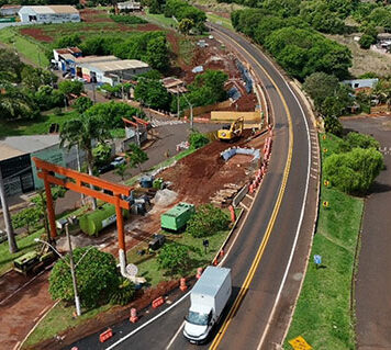 Obras de ampliação da BR-369 chegam ao perímetro urbano de Cambará