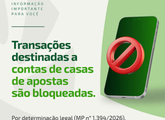 Em cumprimento à determinação legal, Sicredi bloqueia transações destinadas a contas de casas de apostas
