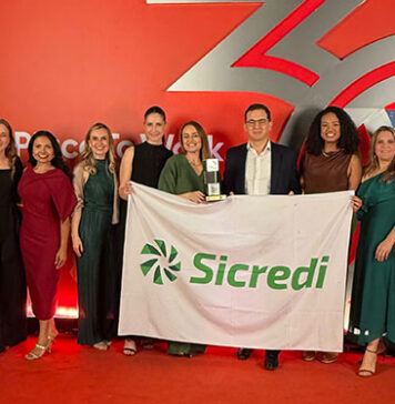 Pelo terceiro ano consecutivo, Sicredi conquista o 1º lugar no ranking GPTW Brasil na categoria Gigantes