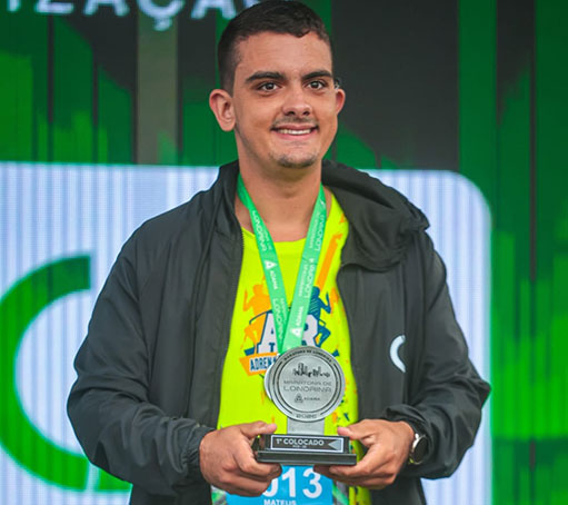 1º lugar no pódio da Maratona Adama 2026!