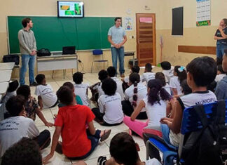 Alunos do 4º Ano da Escola Maria de Lourdes participam de palestra com acadêmicos da UENP