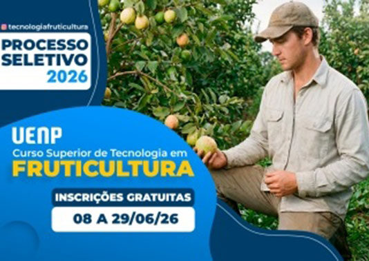 UENP abre inscrições para a 3ª turma do Curso Superior de Tecnologia em Fruticultura