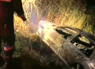 Perseguição policial termina com três presos, capotamento e carro incendiado após assalto violento em Bandeirantes