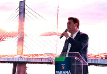 Governador Ratinho Junior inaugura a Ponte de Guaratuba, antigo sonho dos paranaenses