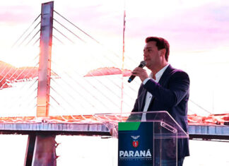 Governador Ratinho Junior inaugura a Ponte de Guaratuba, antigo sonho dos paranaenses