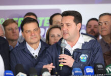 “Sandro Alex é o mais preparado porque os outros representam atraso e burocracia”, diz Ratinho Junior