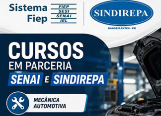 Parceria entre SENAI e SINDIREPA abre inscrições para cursos automotivos em Bandeirantes