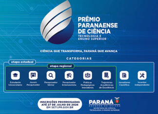 Com prazo estendido, Prêmio Paranaense de Ciência recebe inscrições até 27 de julho