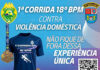 18º BPMPR realiza corrida noturna em mobilização contra a violência doméstica